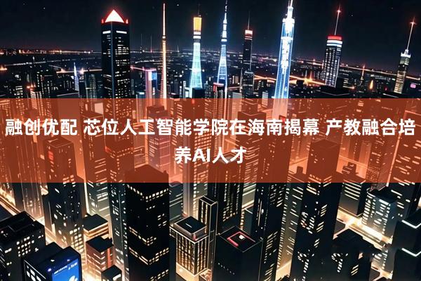融创优配 芯位人工智能学院在海南揭幕 产教融合培养AI人才